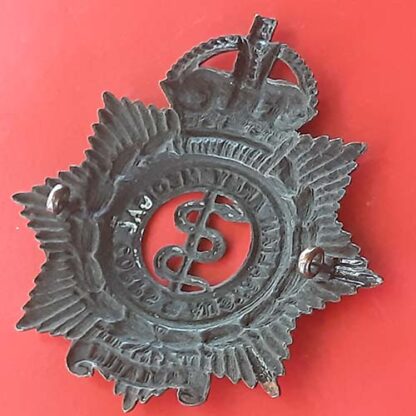 (Australia) The Australian Army Medical Corps - King's Crown Bronzed Helmet Badge - Image 2