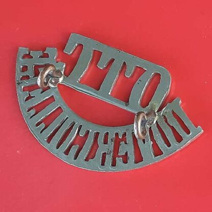 Dover College Officer Training Corps - White Metal Shoulder Title - Image 2