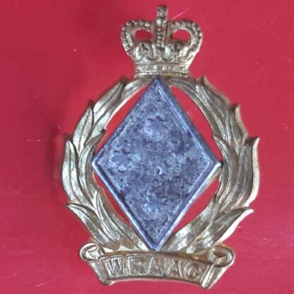 (Australia) The Women's Royal Australian Army Corps - Queen's Crown Bi-Metal Cap Badge