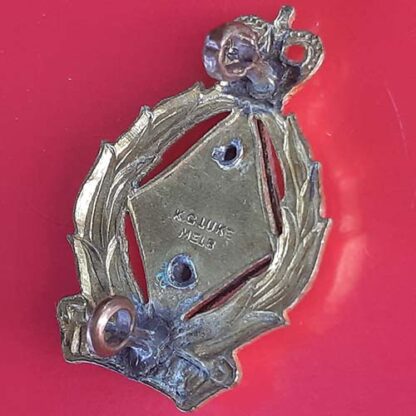 (Australia) The Women's Royal Australian Army Corps - Queen's Crown Bi-Metal Cap Badge - Image 2