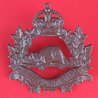 (Canada) The Winnipeg Light Infantry - King's Crown Bronzed Cap Badge