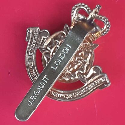 The Leicestershire & Derbyshire Yeomanry - Queen's Crown Bi-Metal Cap Badge - Image 2
