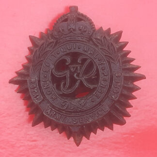The Royal Army Service Corps - Plastic Cap Badge