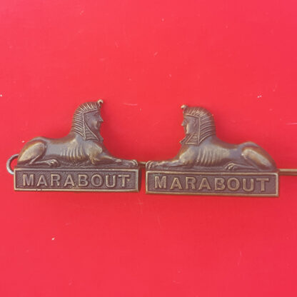 The Dorset Regiment - Officer's Service Dress Collar Badges