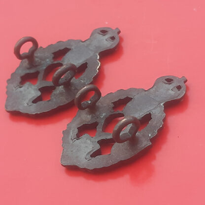 The Royal Electrical & Mechanical Engineers - King's Crown Officer's Service Dress Collar Badges - Image 2