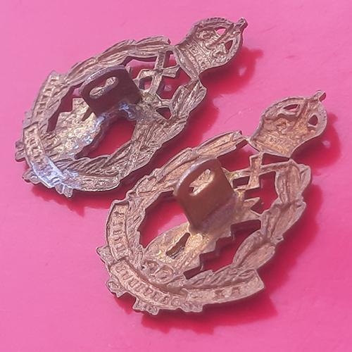 The Royal Army Dental Corps – King’s Crown Bi-Metal Collar Badges ...