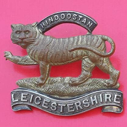 The Leicestershire Regiment - Officer's Silver & Gilt Cap Badge