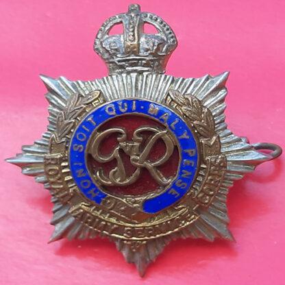 The Royal Army Ordnance Corps - Officer's Enamelled Cap Badge