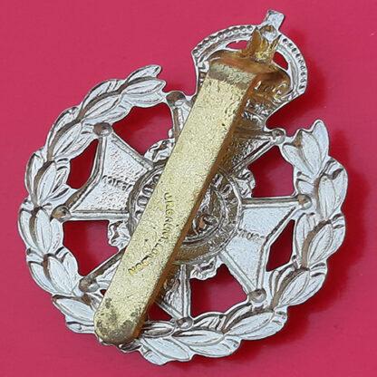 The Robin Hood Battalion - King's Crown White Metal Cap Badge - Image 2