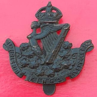 The 8th King's Regiment (Liverpool) - Blackened Brass Cap Badge