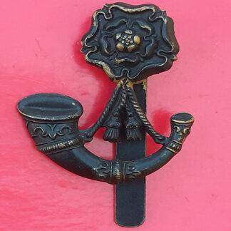 The 6th Kings Regiment (Liverpool) - Blackened Brass Cap Badge