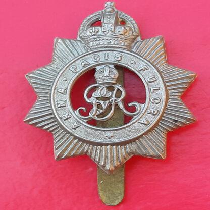 The North Somerset Yeomanry - George V White Metal Cap Badge