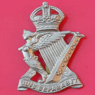 The Royal Ulster Rifles - White Metal Cap Badge