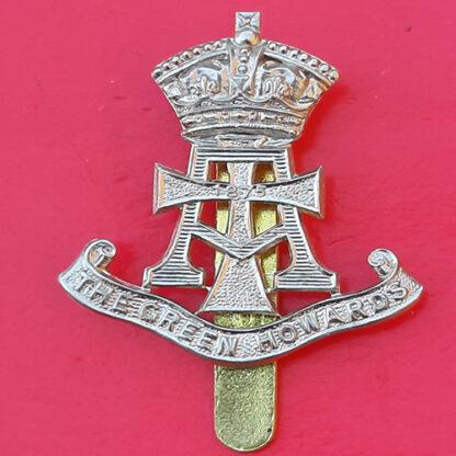 The Green Howards - White Metal Cap Badge