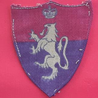 Headquarters Middle Eastern Forces - Printed Cloth Cap Badge