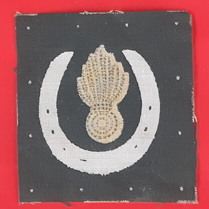 89th Army Group Royal Artillery - Printed Cloth Formation Badge - Image 2