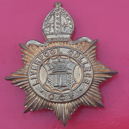Liverpool College Combined Cadet Force - Gilding Metal Cap Badge