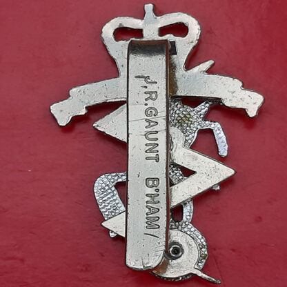 The Royal Electrical & Mechanical Engineers (R.E.M.E.) - Gold & Silver Anodised Cap Badge - Image 2
