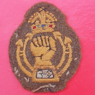 The Royal Armoured Corps - Woven Cloth Sleeve Badge