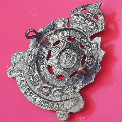 (Australia) 17th Battalion (North Sydney Regiment) - King's Crown Gilding Metal Cap Badge - Image 2