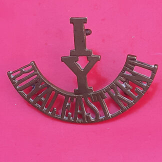 The Royal East Kent Yeomanry Territorials - Gilding Metal Shoulder Title