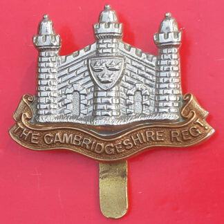 The Cambridgeshire Regiment - Bi-Metal Cap Badge