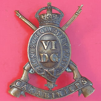 The 6th Dragoon Guards - Officer's Service Dress Collar Badge