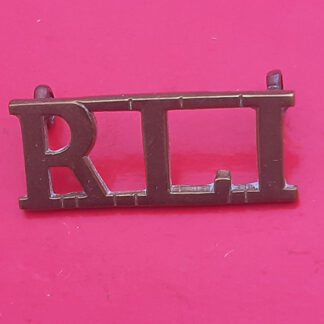 (South Africa) The Rand Light Infantry - Gilding Metal Shoulder Title