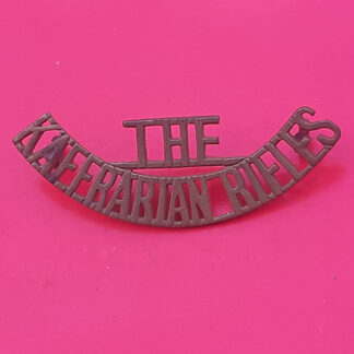 (South Africa) The Kaffarian Rifles - Gilding Metal Shoulder Title