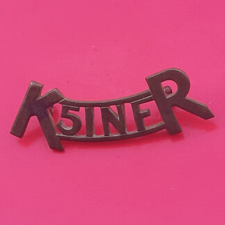 (South Africa) The Kaffarian Rifles (5th Infantry) - Gilding Metal Shoulder Title