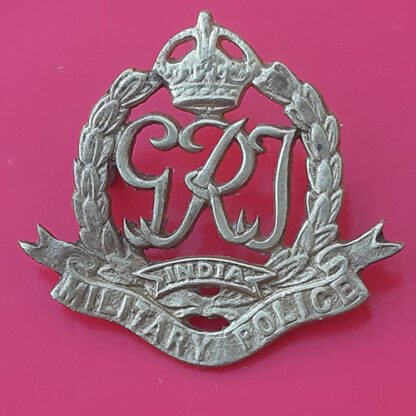 (India) Military Police - King's Crown Cast Cap Badge