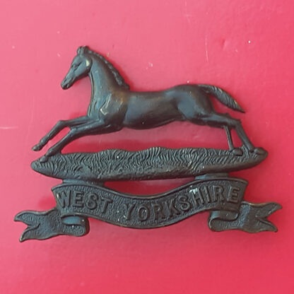 West Yorkshire Regiment - Officer's Service Dress Bronzed Cap Badge
