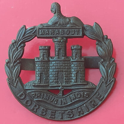 Dorsetshire Regiment - Officer's Service Dress Bronzed Cap Badge