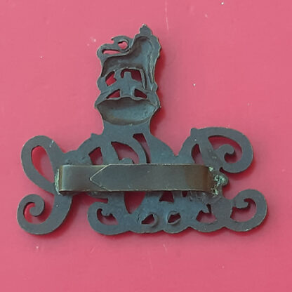 Royal Army Pay Corps - King's Crown Officer's Service Dress Bronzed Cap Badge - Image 2