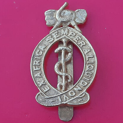 East African Medical Corps - Sand Cast Gilding Metal Cap Badge