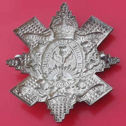 (Australia) 30th Infantry Battalion The New South Wales Scottish Regiment - White Metal Cap Badge - Image 2