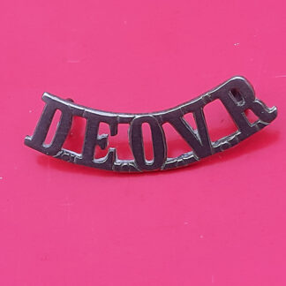 (South Africa) Duke Of Edinburgh's Own Volunteer Rifles - White Metal Shoulder Title