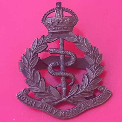 Royal Army Medical Corps - Officer's Bronze Service Dress Cap Badge
