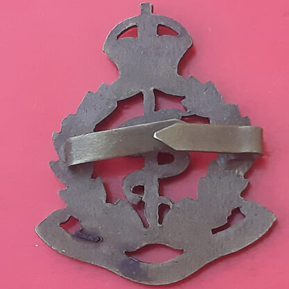 Royal Army Medical Corps - Officer's Bronze Service Dress Cap Badge - Image 2