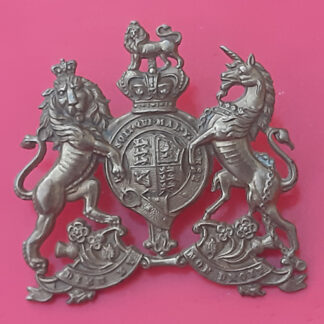 Her Majesty's Reserve Regiment - Queen Victoria's Crown Gilding Metal Cap Badge