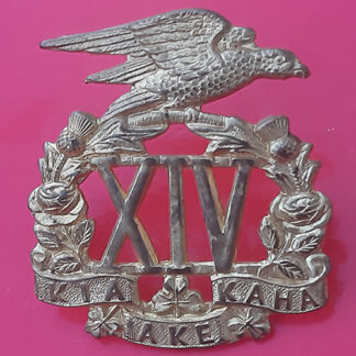 (New Zealand) 14th South Otago Rifles - Gilt Cap Badge