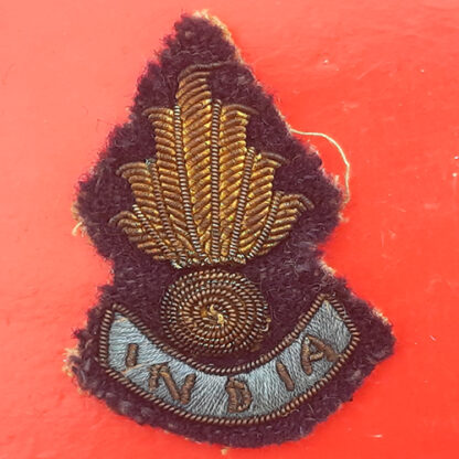 (India) Indian Engineers - Cloth Beret Badge
