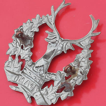 The Gordon Highlanders - White Metal Cap Badge - Image 2