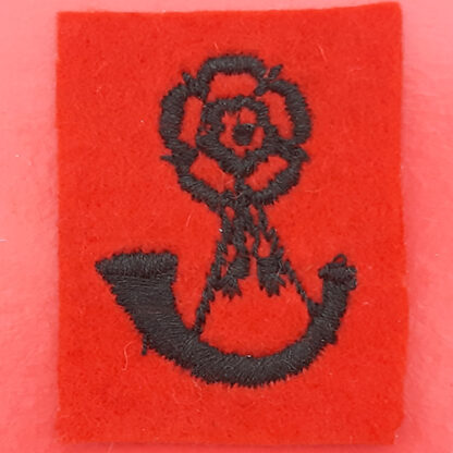573rd (Mixed) Heavy Anti-Aircraft Regiment Royal Artillery - Woven Cloth Formation Sign
