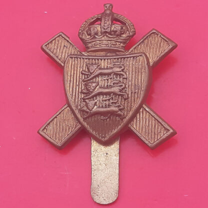 Royal Jersey Light Infantry - Gilding Metal Cap Badge