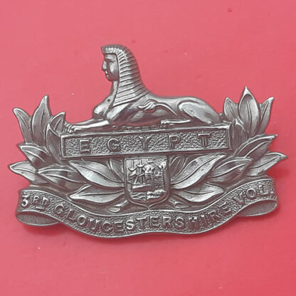 3rd Gloucestershire Volunteer Battalion - White Metal Cap Badge