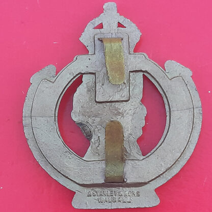 Royal Armoured Corps - WW2 Plastic Economy Cap Badge - Image 2