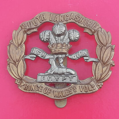 The South Lancashire Regiment - Bi-Metal Cap Badge