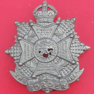 The Border Regiment - White Metal Cap Badge