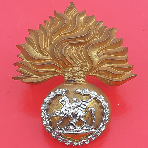 The Royal Regiment Of Fusiliers – Queen’s Crown Bi-Metal Cap Badge ...
